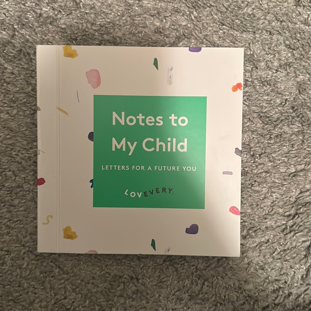 Notes to my child book